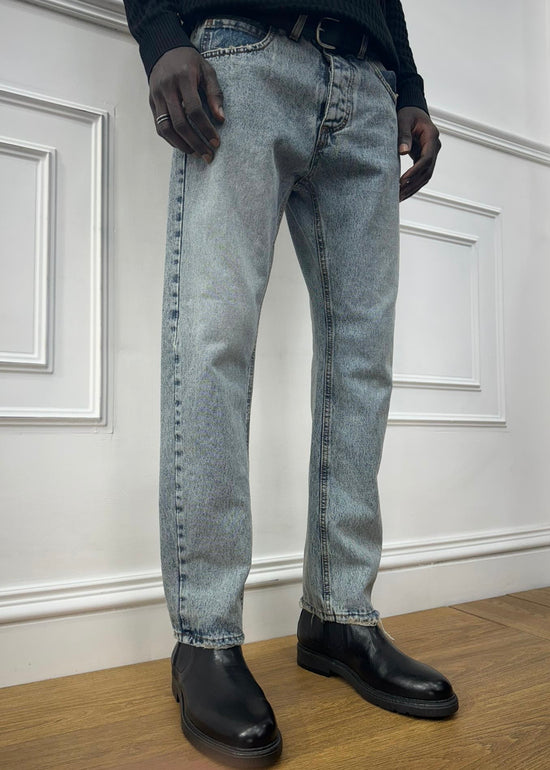 JEANS FONDO AMPIO SAND WASH