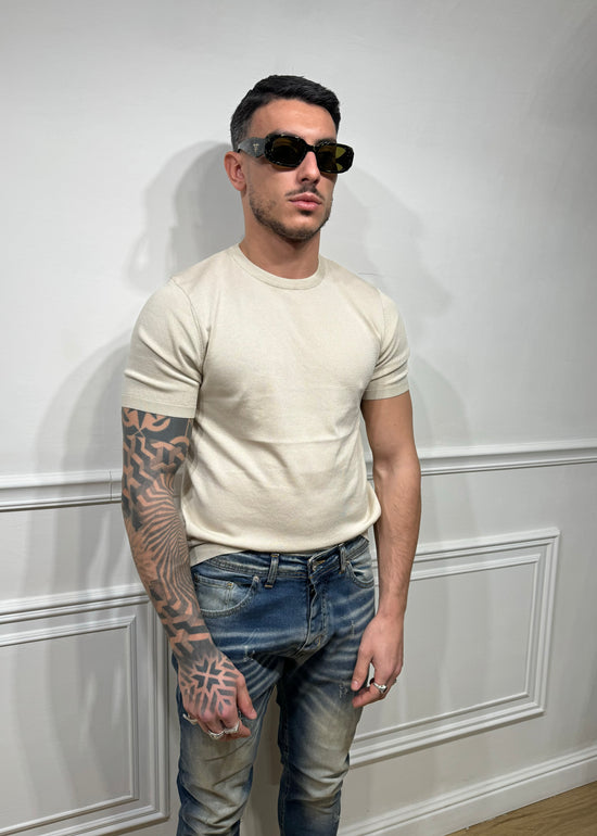 T-SHIRT FILO SLIM FIT ( NERA - BIANCA - BEIGE - VERDE - INDACO )