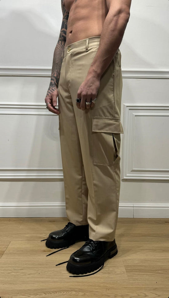 CARGO BAGGY CLASSIC ( nero - beige )